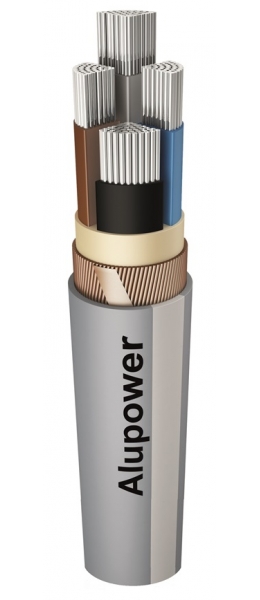 Alupower® (N)A2XCY Dca CE 0,6/1kV Alupower